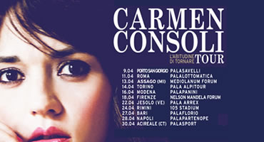 Carmen Consoli - L'abitudine di tornare - Il Tour