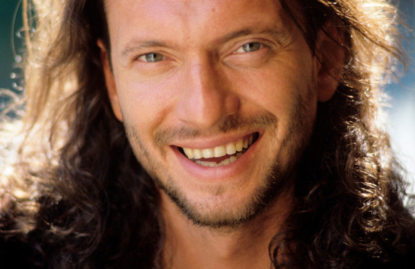 Portrait of Italian singer-songwriter Biagio Antonacci. 1995